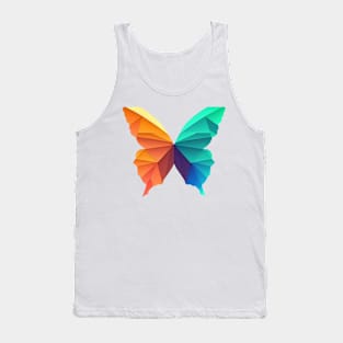 Butterfly Flight - Minimalist butterfly design for the environment Tank Top